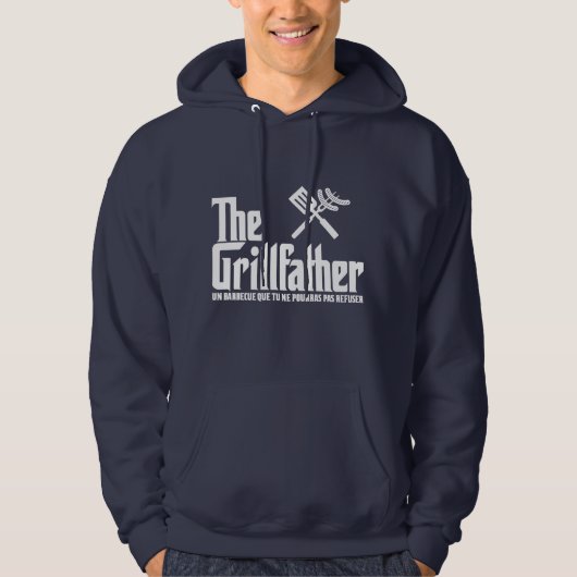 Der Grillvater Hoodie (Vorderseite)