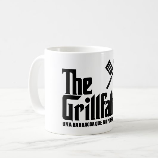 Der Grillvater Kaffeetasse (Vorderseite Links)