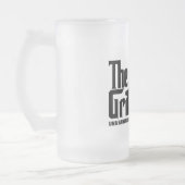 Der Grillvater Mattglas Bierglas (Links)