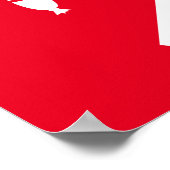 Der Grillvater mit heißen Hunden Poster (Ecke)