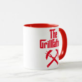 Der Grillvater mit heißen Hunden Tasse (VorderseiteRechts)