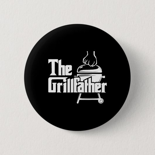 Der Grillvater - Pitmaster Bbq Liebhaber Smoker Gr Button (Vorderseite)