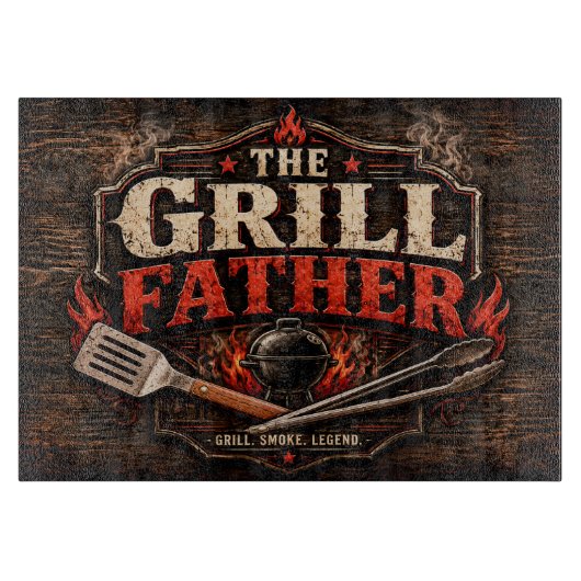 Der Grillvater Schneidebrett (Vorderseite)