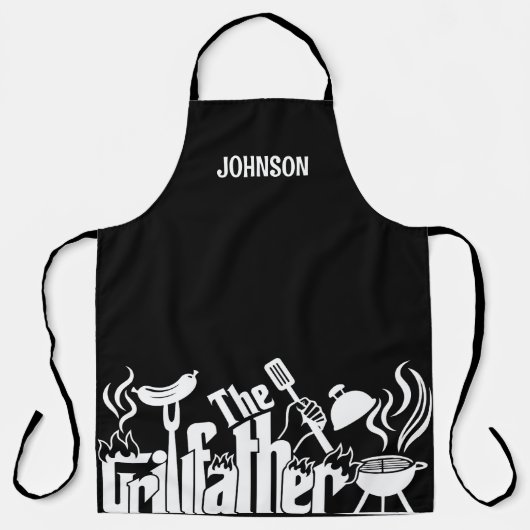 Der Grillvater Schürze (Vorderseite)
