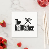 Der Grillvater Serviette (Beispiel)