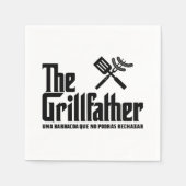 Der Grillvater Serviette (Vorderseite)