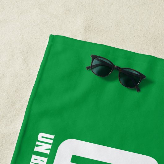 Der Grillvater Strandtuch (Beispiel)