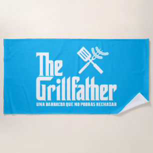 Der Grillvater Strandtuch