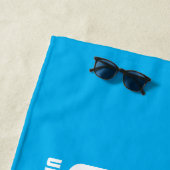 Der Grillvater Strandtuch (Beispiel)