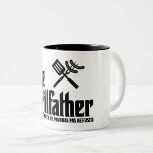 Der Grillvater Zweifarbige Tasse