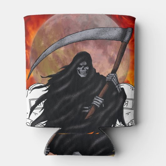 Der grimmige Sensenmann Dosenkühler (Rückseite)