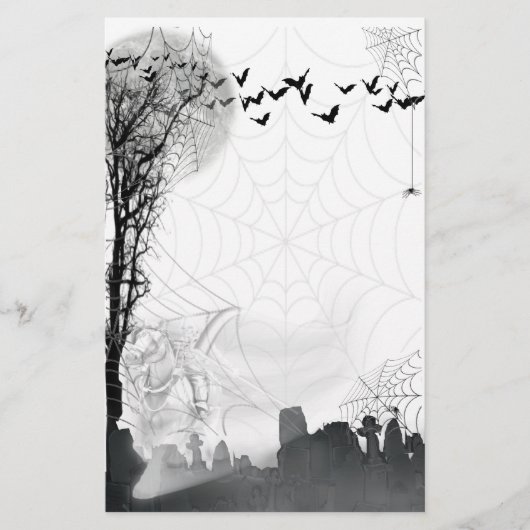 Der grimmige Sensenmann fährt wieder Briefpapier (Vorderseite)