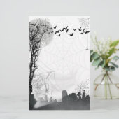 Der grimmige Sensenmann fährt wieder Briefpapier (Stehend Vorderseite)