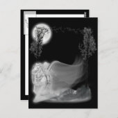 Der grimmige Sensenmann fährt wieder Postkarte (Vorne/Hinten)