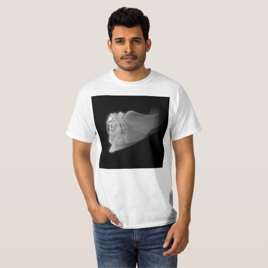 Der grimmige Sensenmann fährt wieder T-Shirt (Vorne ganz)