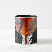 Der grimmige Sensenmann-Friedhof Tasse (Zentrum)