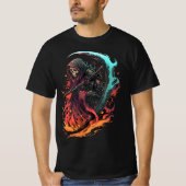 Der grimmige Sensenmann Inferno, Tod selbst T-Shirt (Vorderseite)