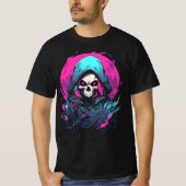Der grimmige Sensenmann Neo Skull, Tod selbst T-Shirt (Vorderseite)