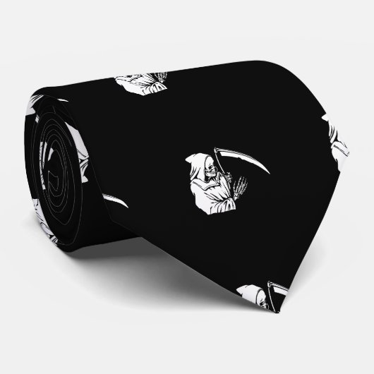 Der grimmige Sensenmann oder der Tod Krawatte (Gerollt)