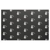 Der grimmige Sensenmann oder Tod Stoff (Fat Quarter (45,7 x 55,9 cm))