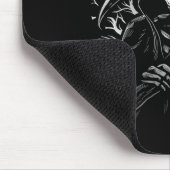 Der grimmige Sensenmann Skull Death Scythe Dead Go Mousepad (Ecke)