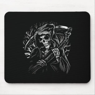 Der grimmige Sensenmann Skull Death Scythe Dead Go Mousepad