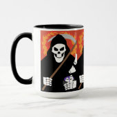 Der grimmige Sensenmann Tasse (Links)