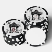 Der grimmige Sensenmann von Clark Ulysse Pokerchips (Stapel)