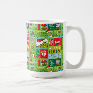 Der Grinch   12 Tage Grinchmas-Muster Kaffeetasse