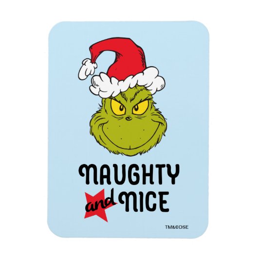 Der Grinch | Böse und Artig Magnet (Vertikal)