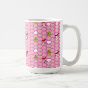 Der Grinch & Cindy-Lou Rosa Herz Muster Kaffeetasse