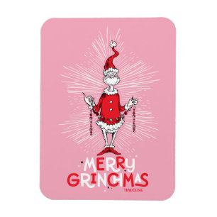 Der Grinch Fröhliche Grinch-Weihnachten Magnet