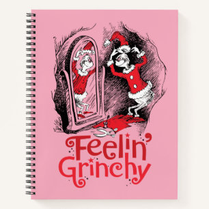 Der Grinch Grinchig fühlen Notizblock