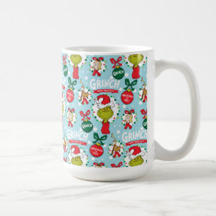 Der Grinch Happy Wholidays Muster Kaffeetasse