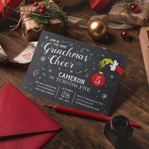 Der Grinch-Schulwand-Geburtstag