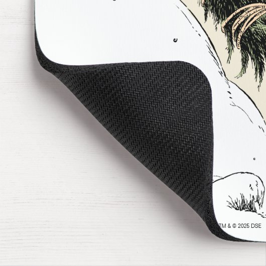 Der Grinch und Max bringen den Weihnachtsbaum zurü Mousepad (Ecke)