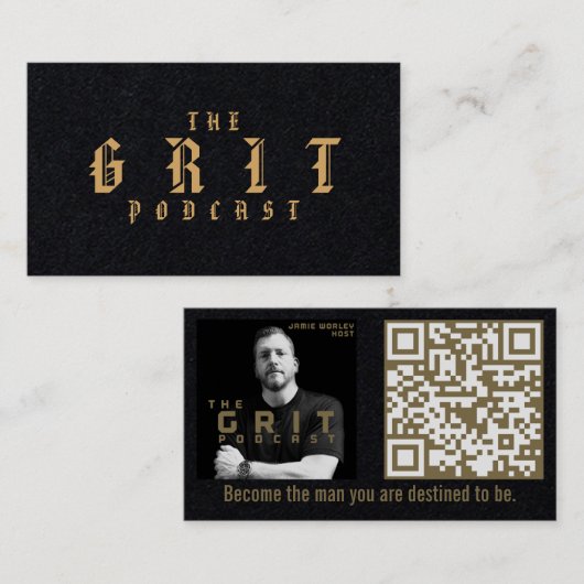Der GRIT Podcast lädt Karten ein (Vorne/Hinten)