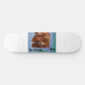 Der Grizzly, Bärn-Skatebrett Skateboard (Horizontal)