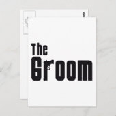 Der Groom (Mafia) Postkarte (Vorne/Hinten)