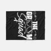 Der Groom Squad Sungles Wedding Bachelor Party Gro Fleecedecke (Vorderseite (Horizontal))