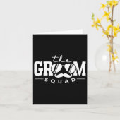 Der Groom Squad Sungles Wedding Bachelor Party Gro Karte (Gelbe Blume)
