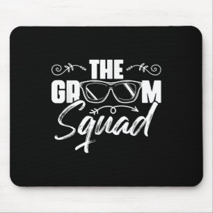 Der Groom Squad Sungles Wedding Bachelor Party Gro Mousepad