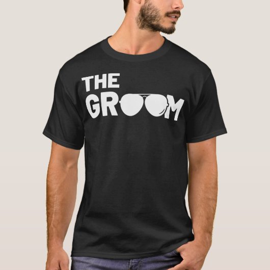 Der Groom Squat Bachelor versorgt Party Hochzeit T-Shirt (Vorderseite)