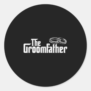 Der Groomvater - Vater der Groom-Hochzeitsbrid Runder Aufkleber