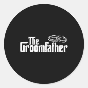 Der Groomvater - Vater der Groom-Hochzeitsbrid Runder Aufkleber