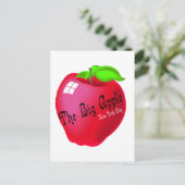 Der große Apfel Postkarte (Stehend Vorderseite)