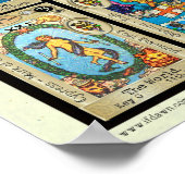 Der große Arkana des Tarots [3"] Poster (Ecke)