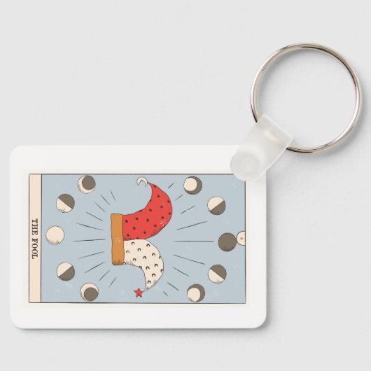 Der große Arkane des dummen Tarots Schlüsselanhänger (Vorderseite)