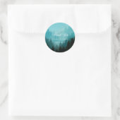 Der große Aufkleber draußen (Tasche)