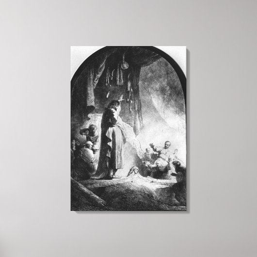 Der große Aufstieg des Lazarus Leinwanddruck (Vorderseite)